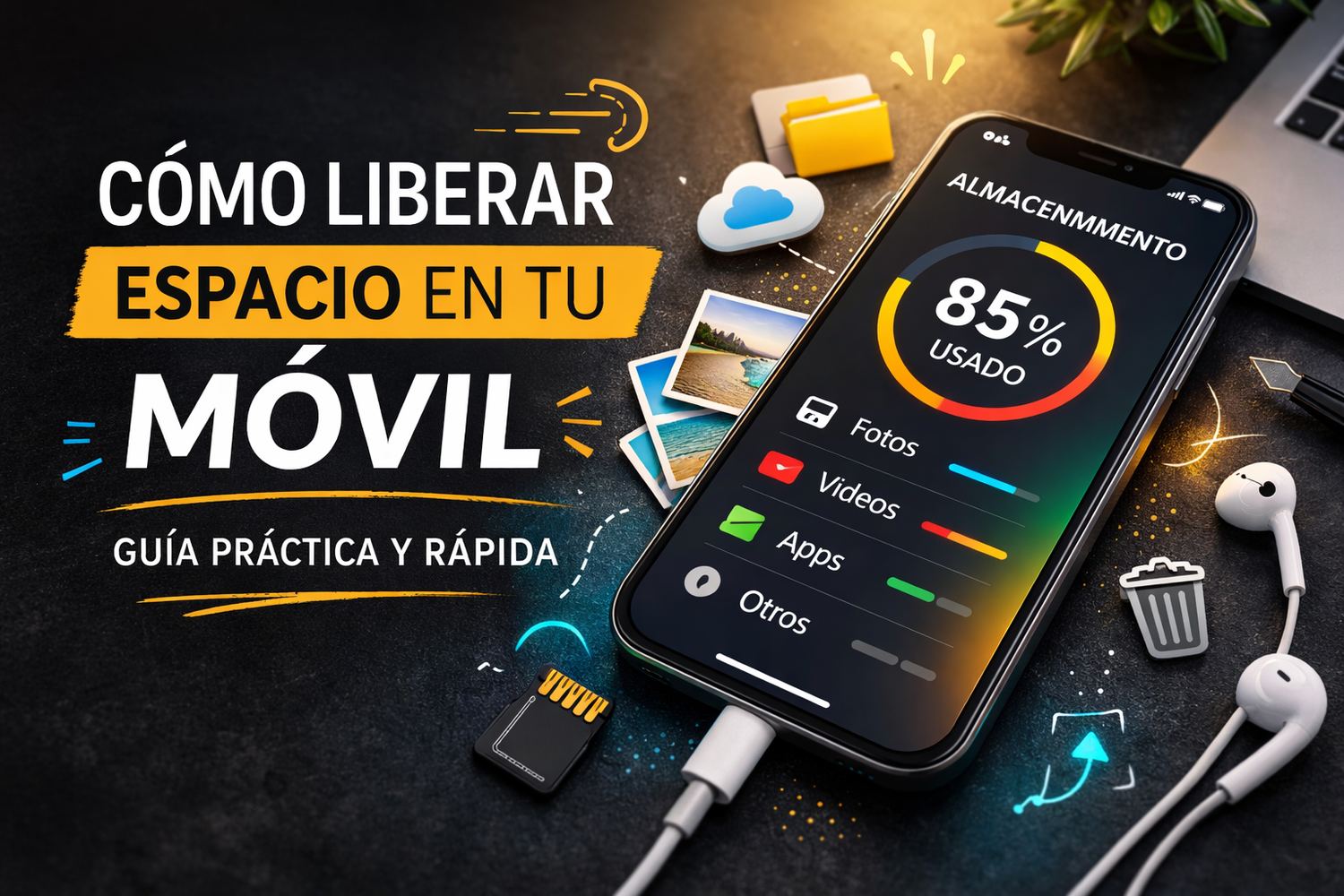 Cómo liberar espacio en tu móvil rápido y fácil (2026)