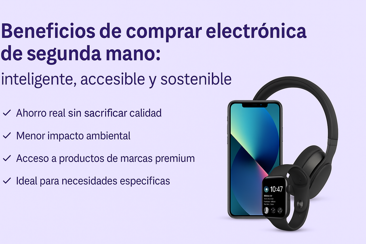 Beneficios de comprar electrónica de segunda mano con garantía