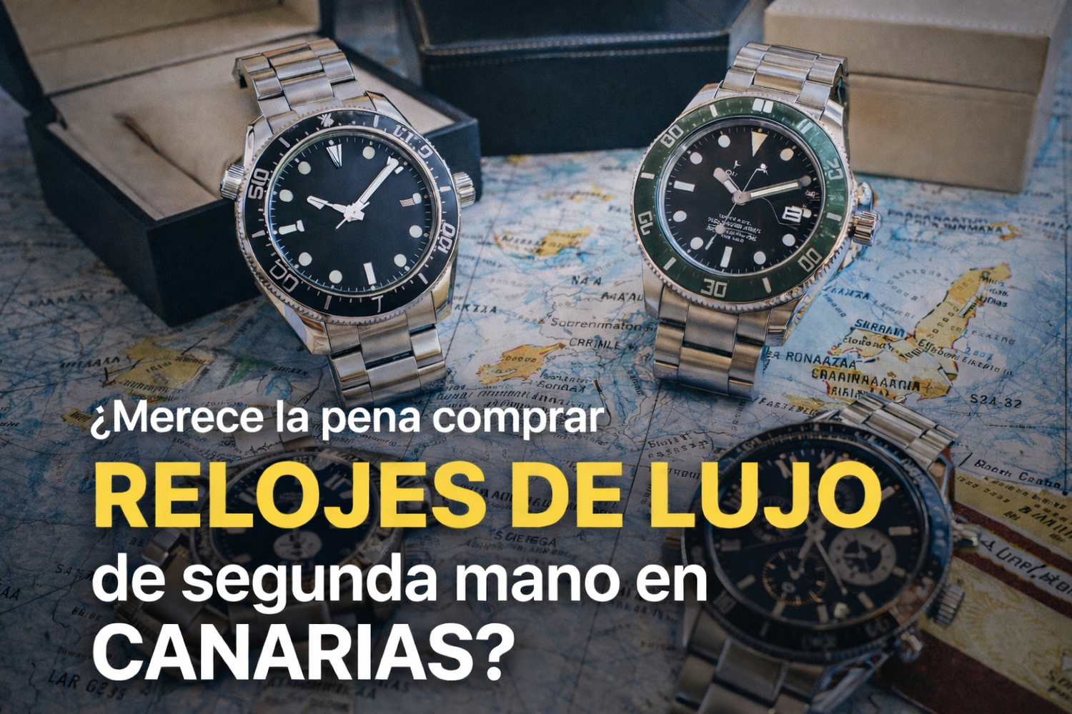¿Merece la pena comprar un reloj de lujo de segunda mano en Canaria