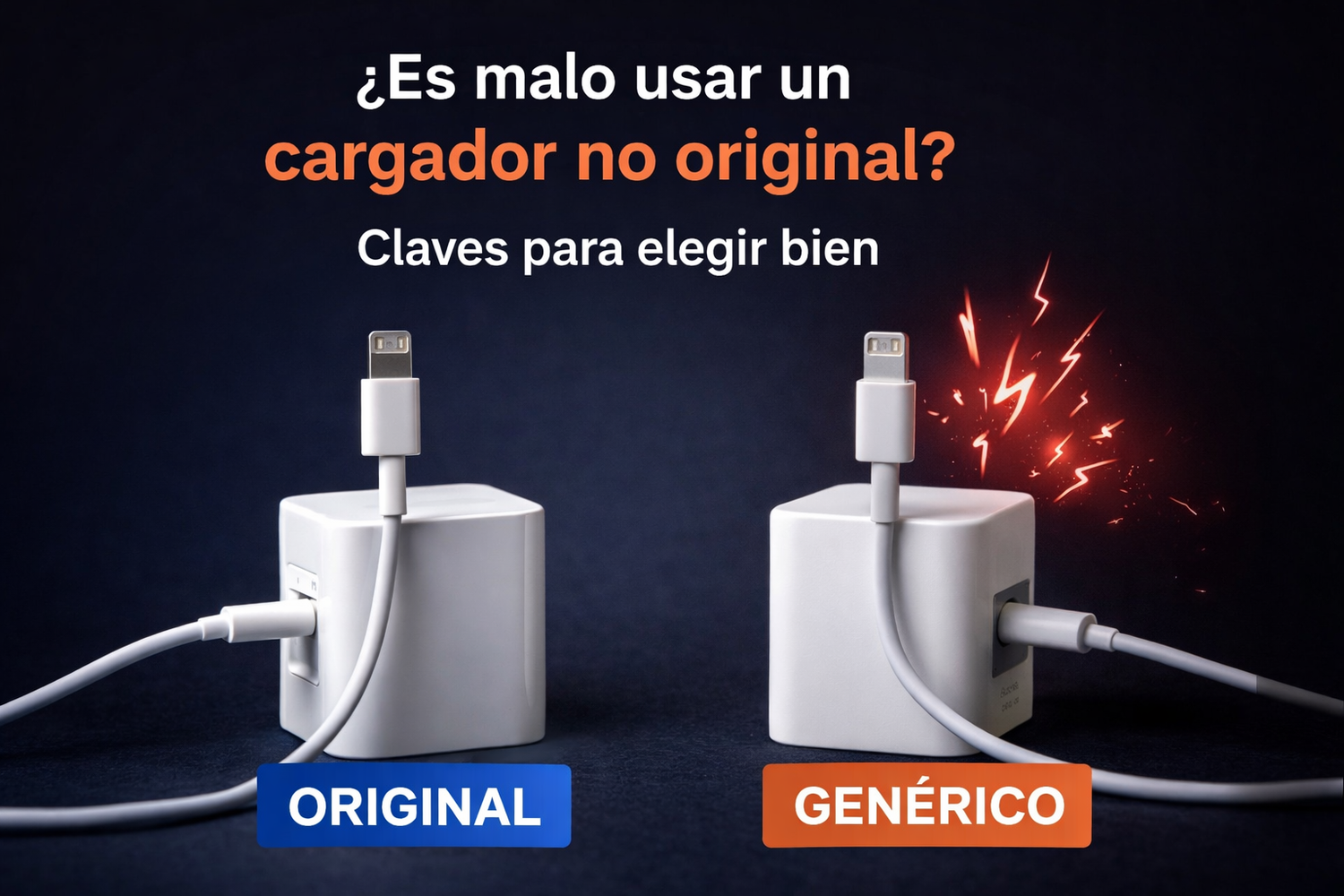 ¿Es malo usar un cargador no original? Claves para elegir bien