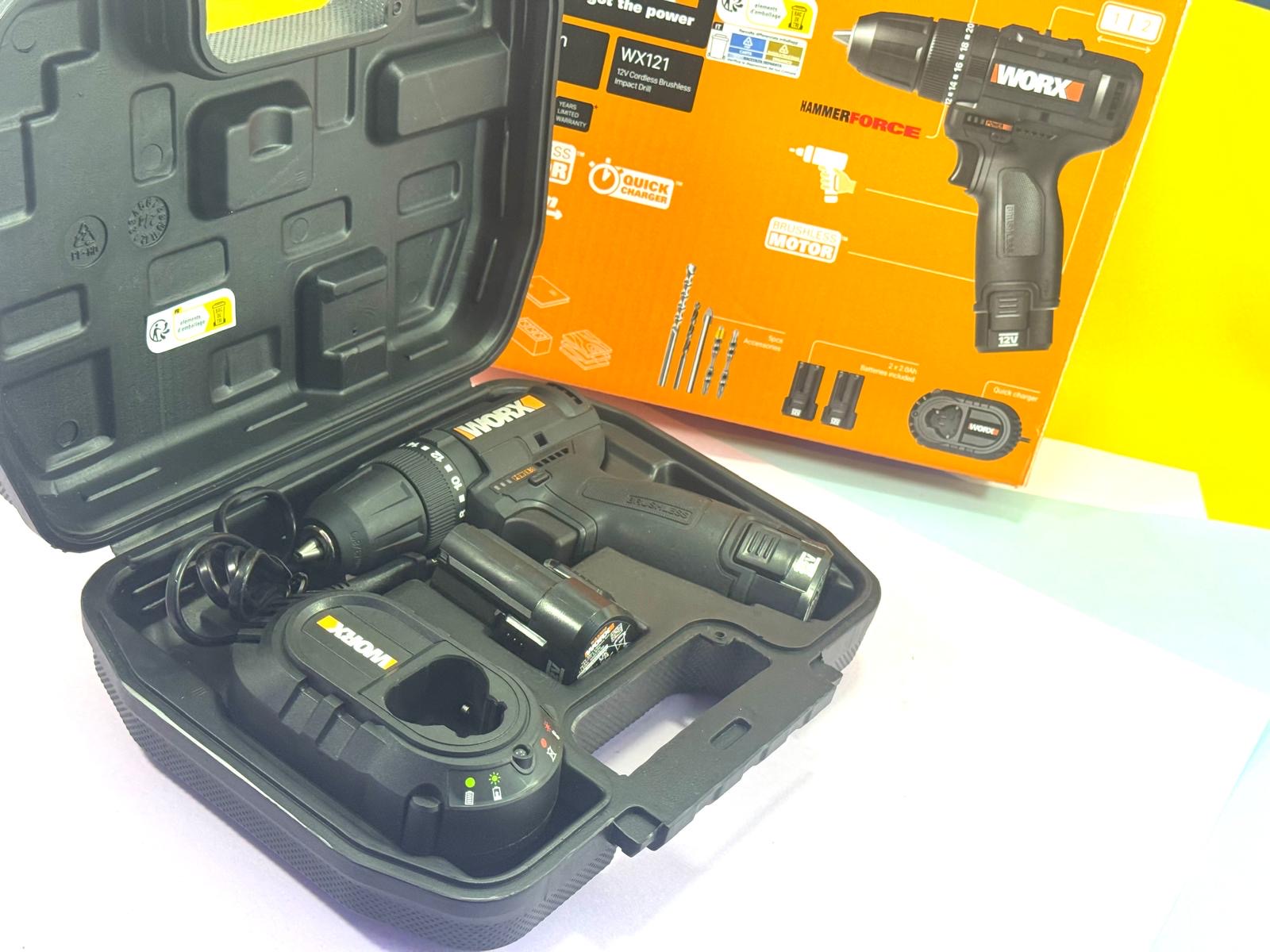 Taladro Atornillador Worx WX121 12V Brushless