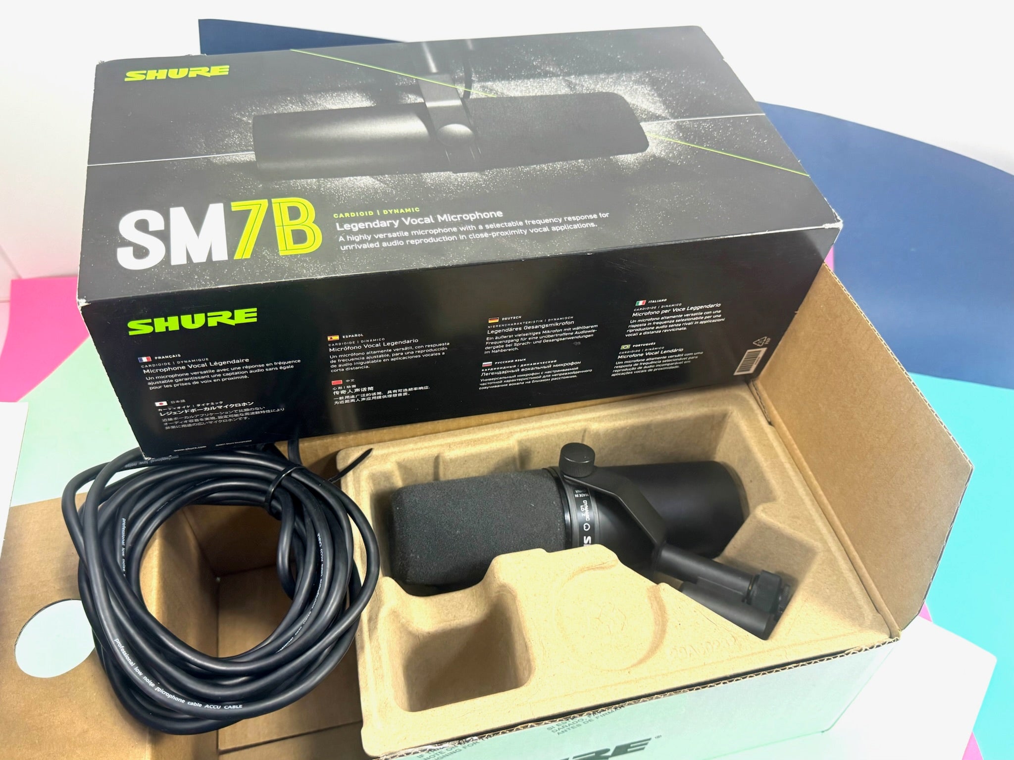 Shure SM7B Micrófono Dinámico Cardioide
