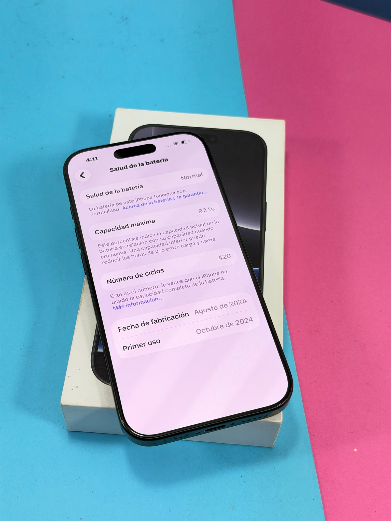 iPhone 16 Pro 256GB Negro