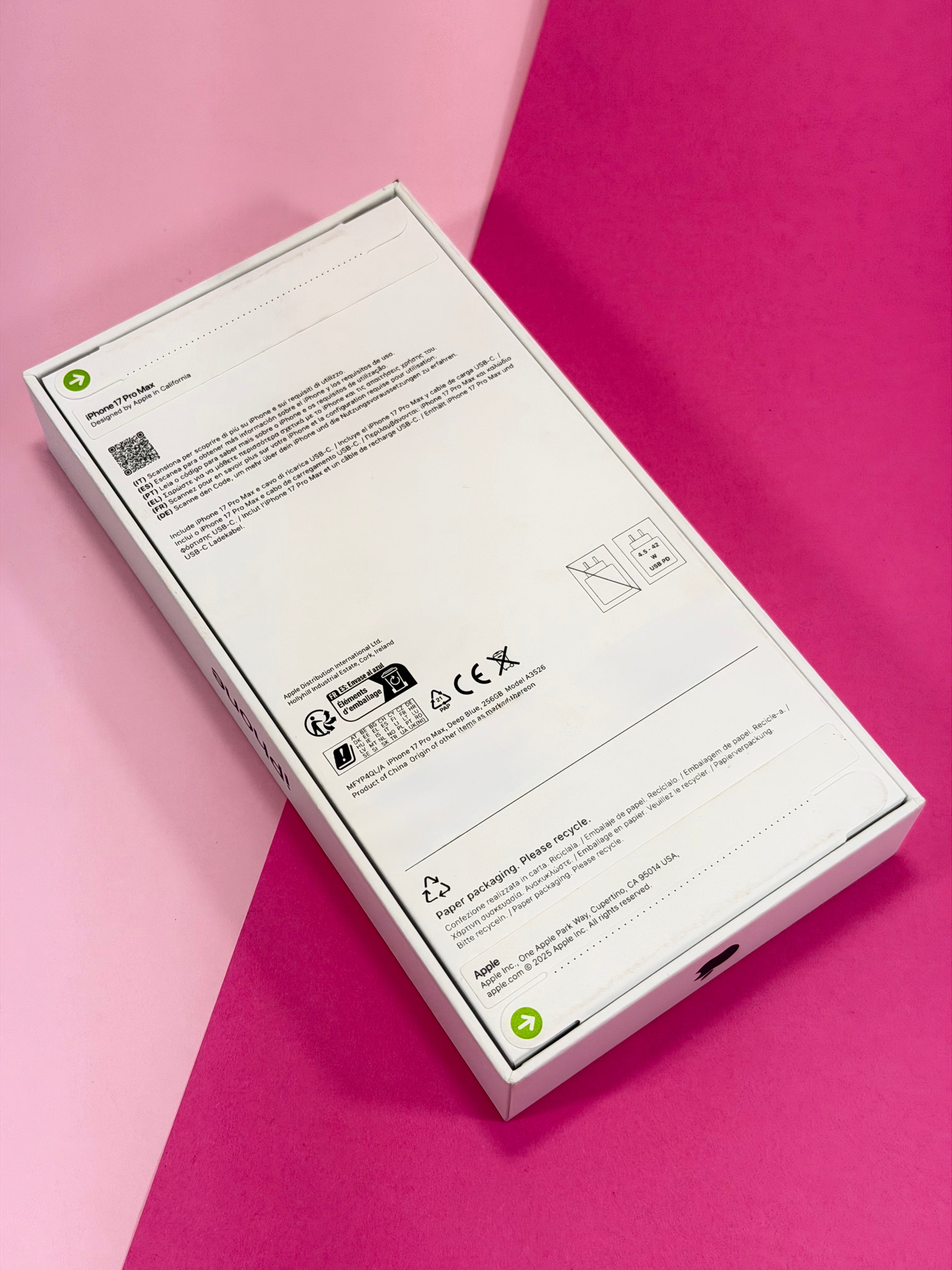 iPhone 17 Pro Max 256 GB  Azul