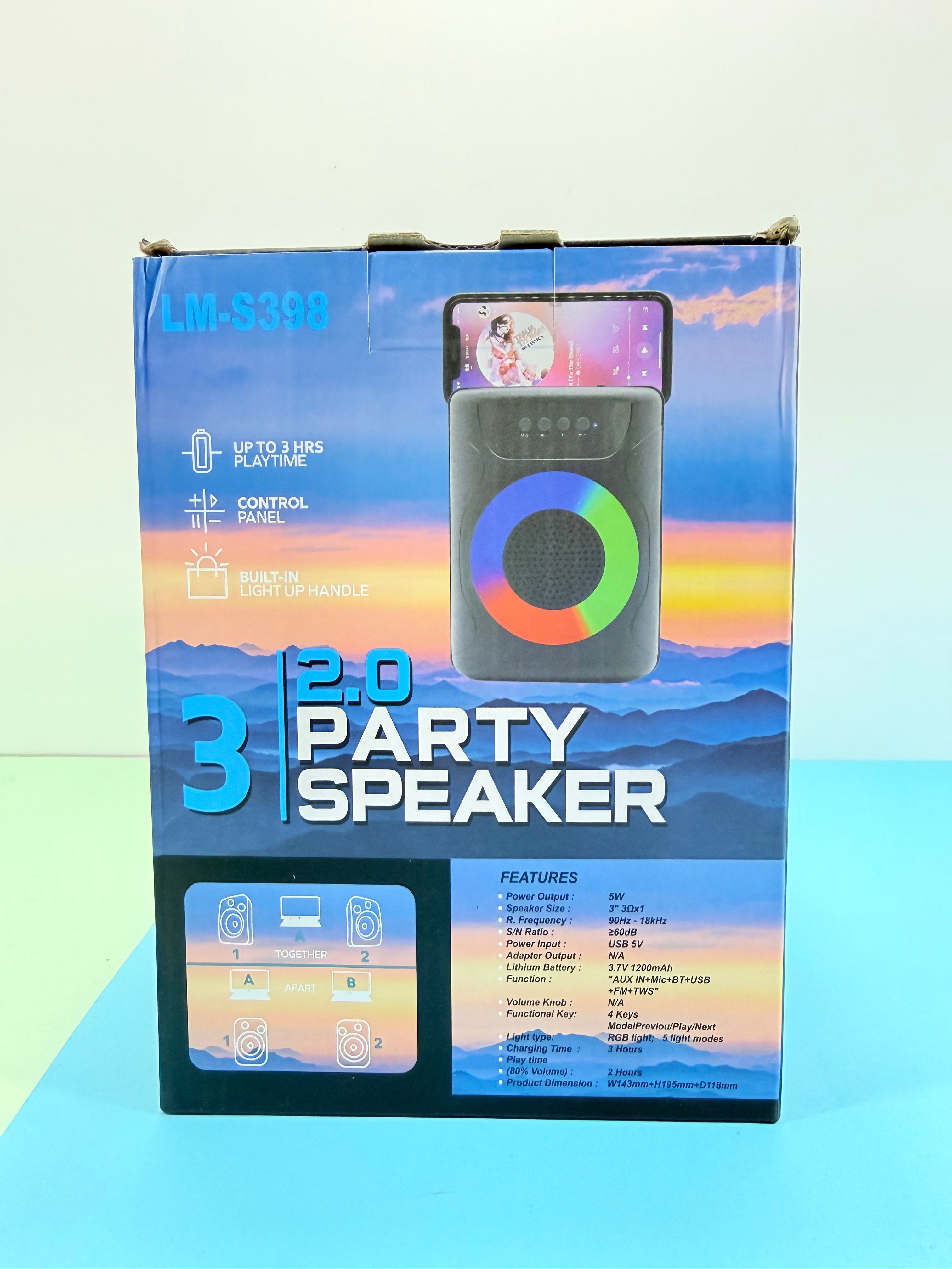 Altavoz Party Speaker 3.0 – LM-S398