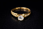 Anillo de Oro Rosa 18k