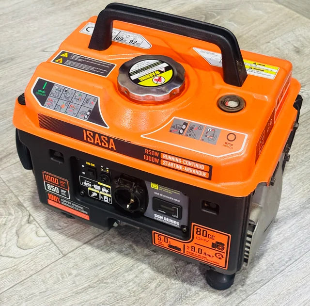 GENERADOR ELÉCTRICO ISASA  GASOLINA  850W / 1000W